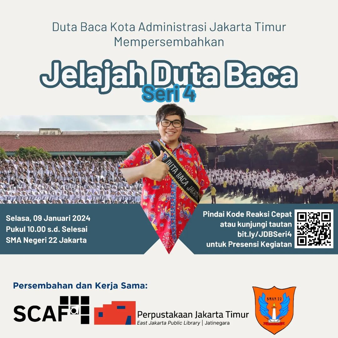 Jelajah Duta Baca Ke SMA Negeri 22 Jakarta
