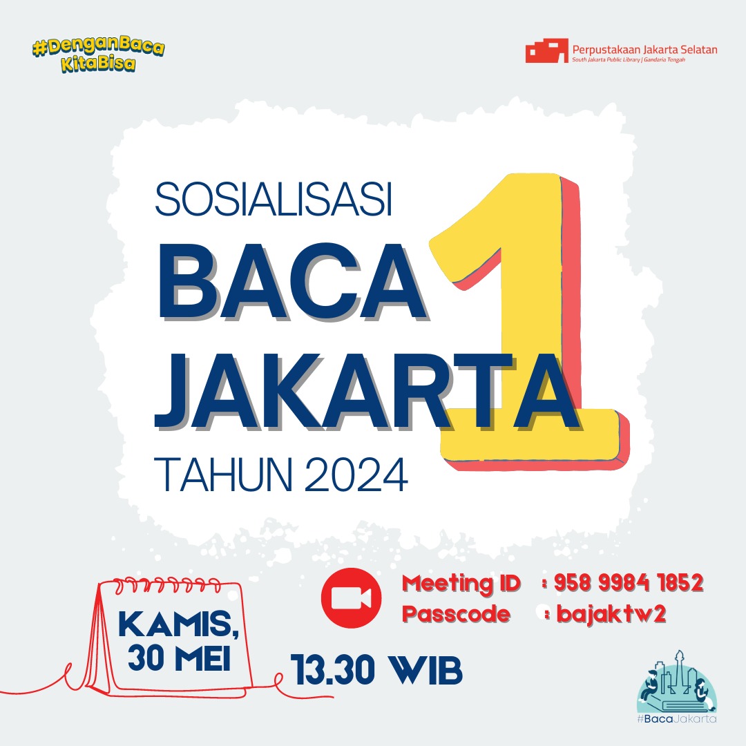 Sosialisasi Baca Jakarta 1 Tahun 2024