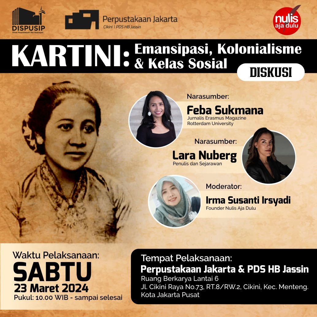 Diskusi Literasi Kartini, Emansipasi, Kolonialisme Dan Kelas Sosial