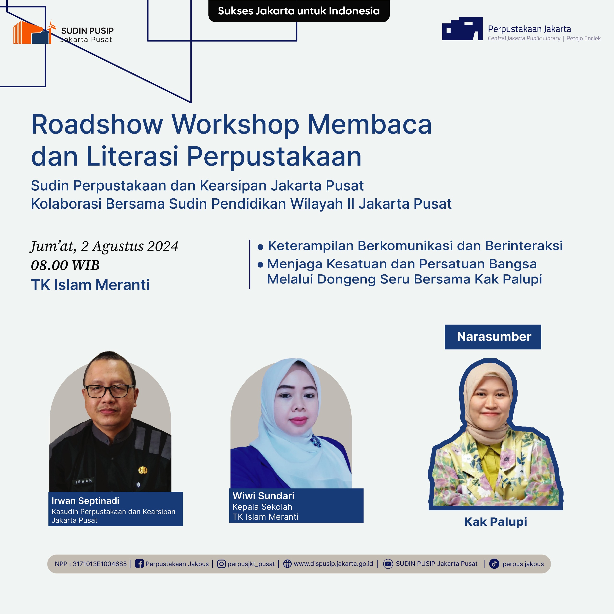 Roadshow Workshop Membaca Dan Literasi Perpustakaan