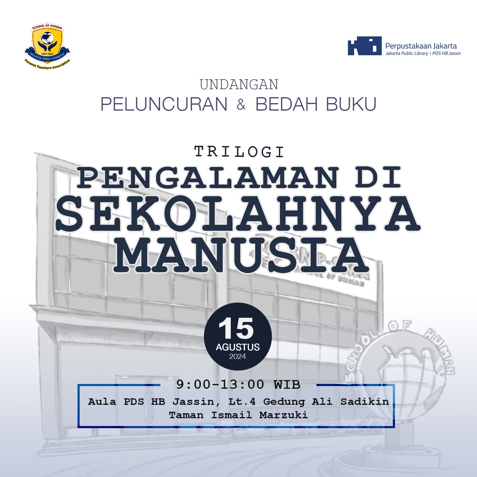 Peluncuran Dan Bedah Buku Pengalaman Di Sekolahnya Manusia