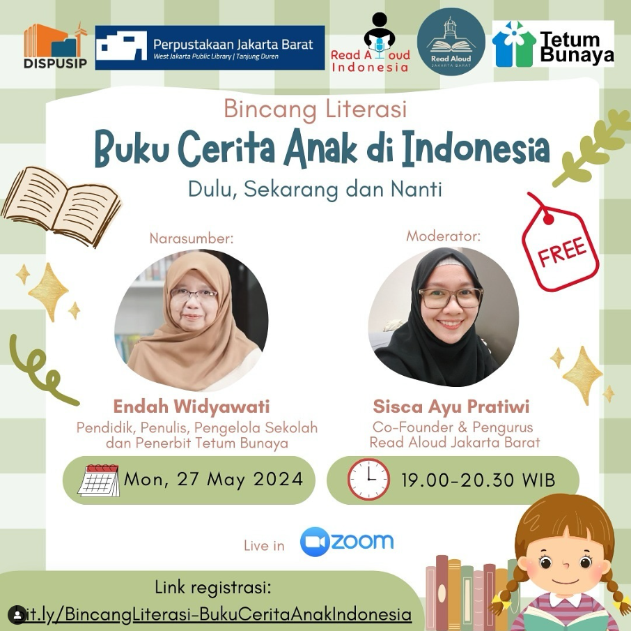 Bincang Literasi Buku Cerita Anak Indonesia Dulu, Sekarang Dan Nanti