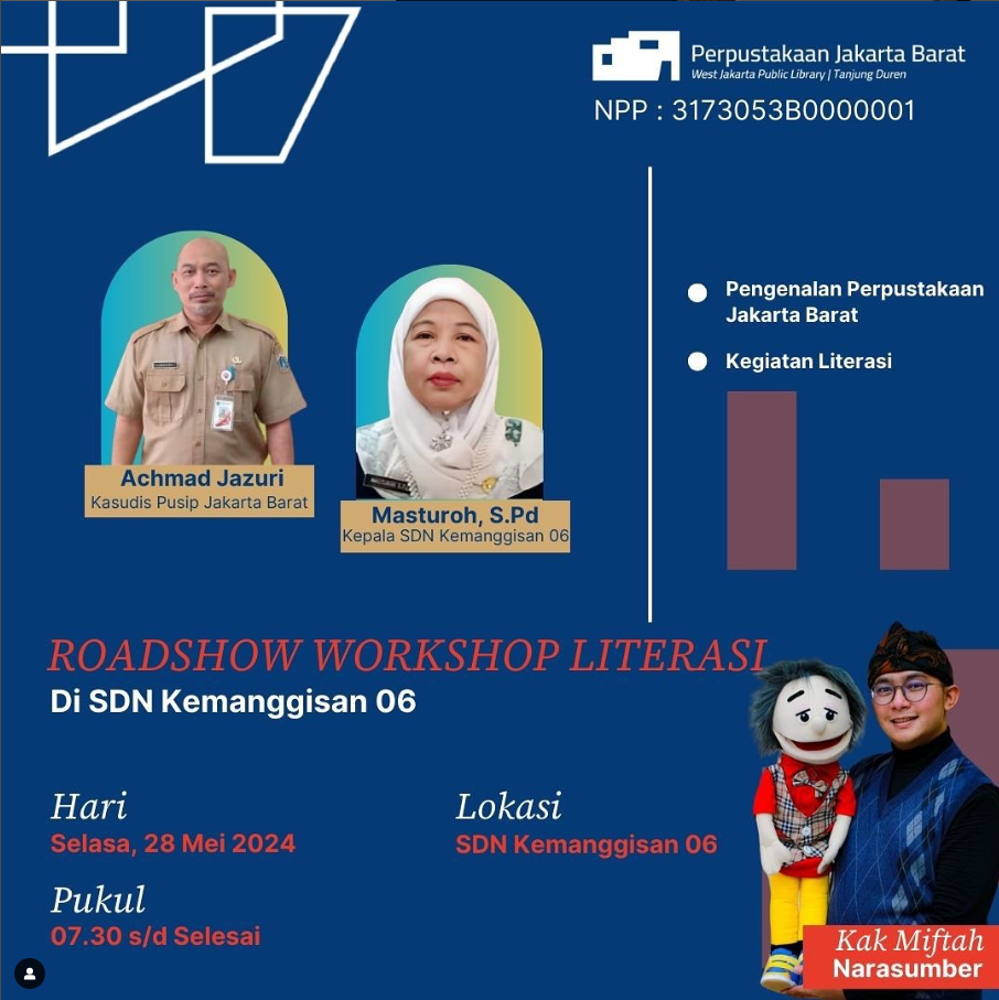 Roadshow Workshop Literasi Di SDN Kemanggisan 06