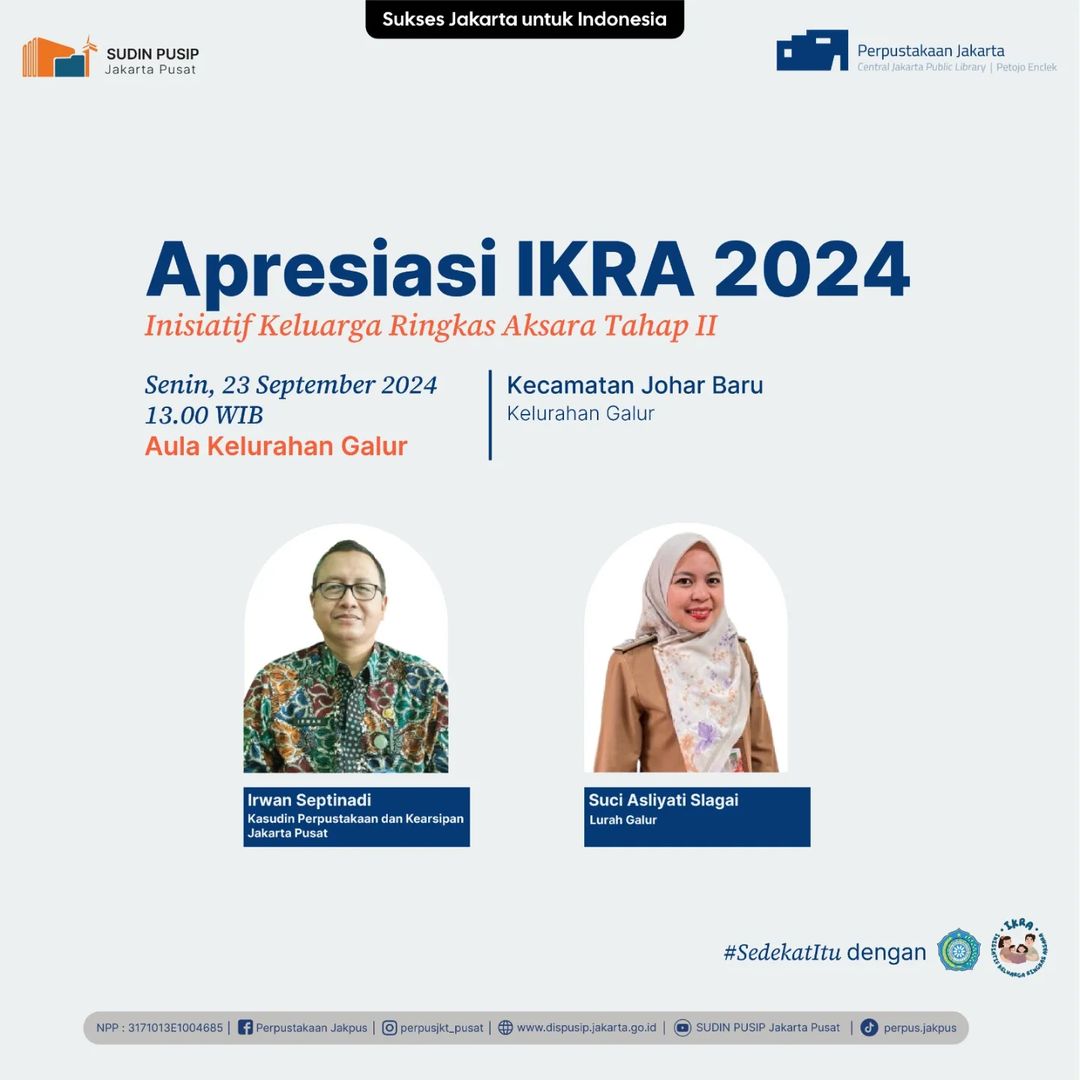 Apresiasi IKRA 2024 Di Kecamatan Kelurahan Galur