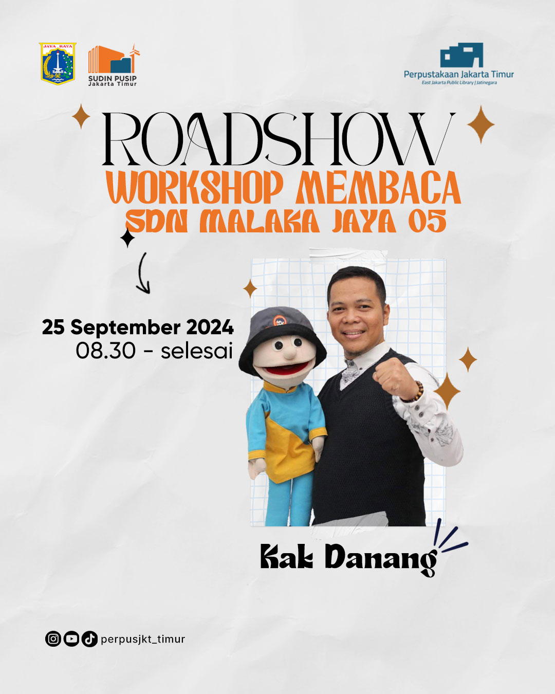 Roadshow Workshop Membaca Di SDN Malaka Jaya 05