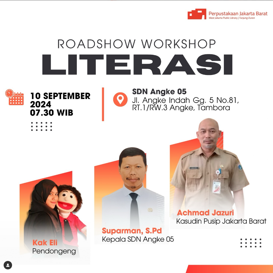 Roadshow Workshop Literasi Di SDN Angke 05