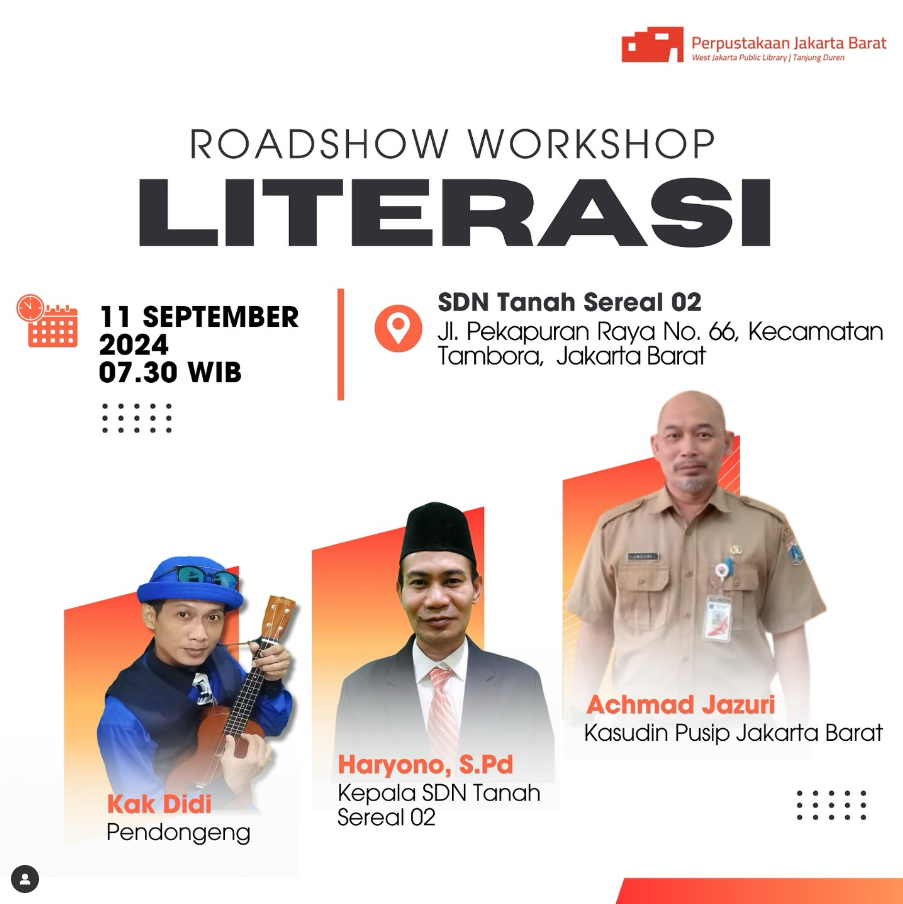 Roadshow Workshop Literasi Di SDN Tanah Sereal 02