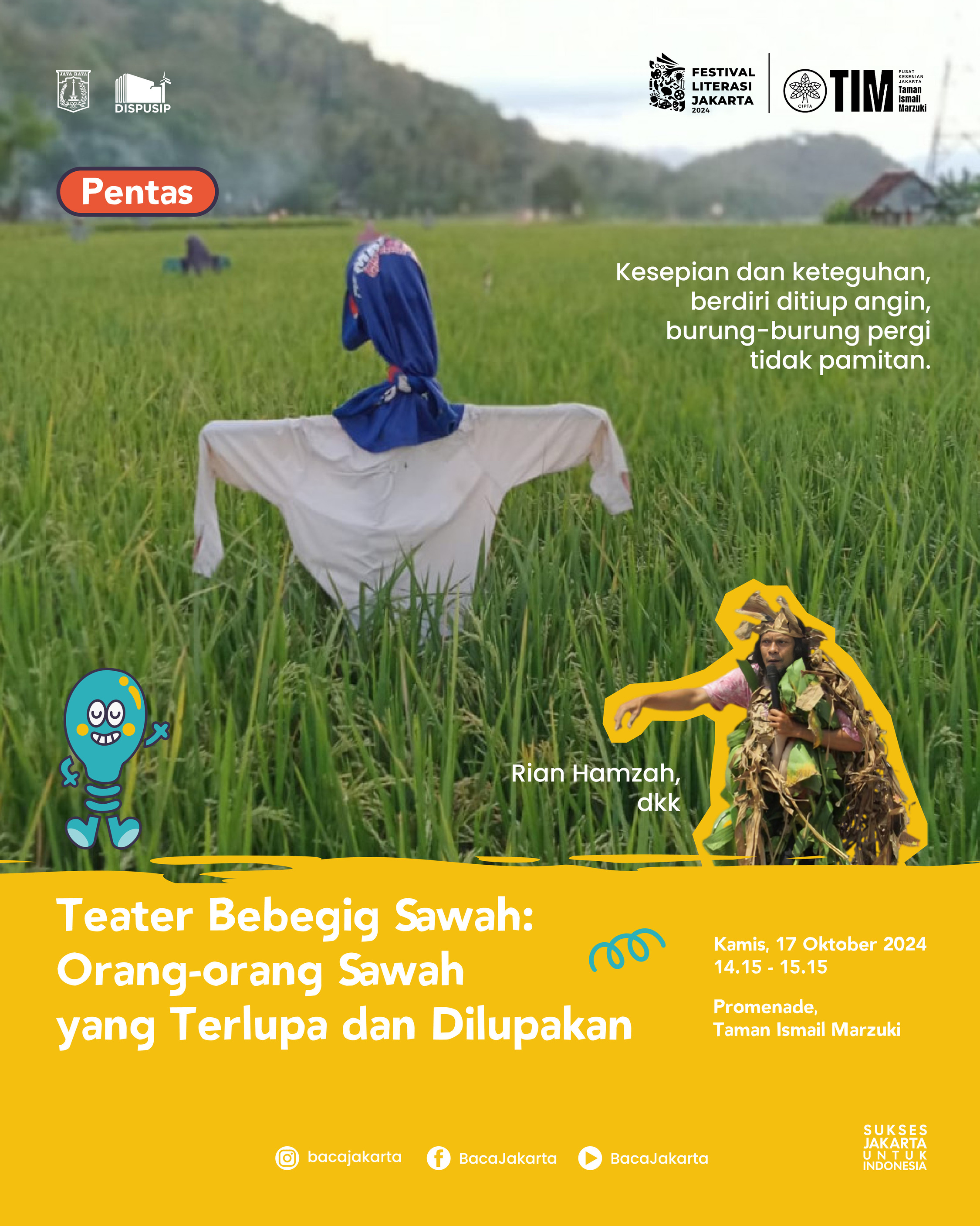 PENTAS LITERASI: Teater Bebegig Sawah