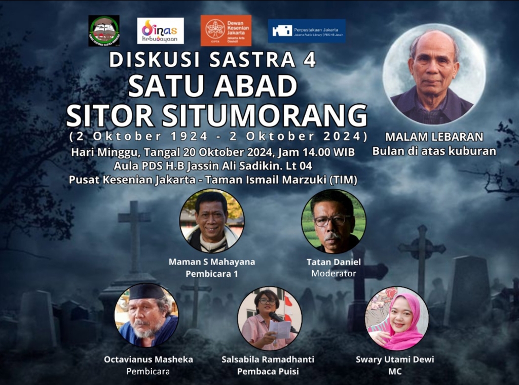 Diskusi Sastra 4  "Satu Abad Sitor Situmorang"