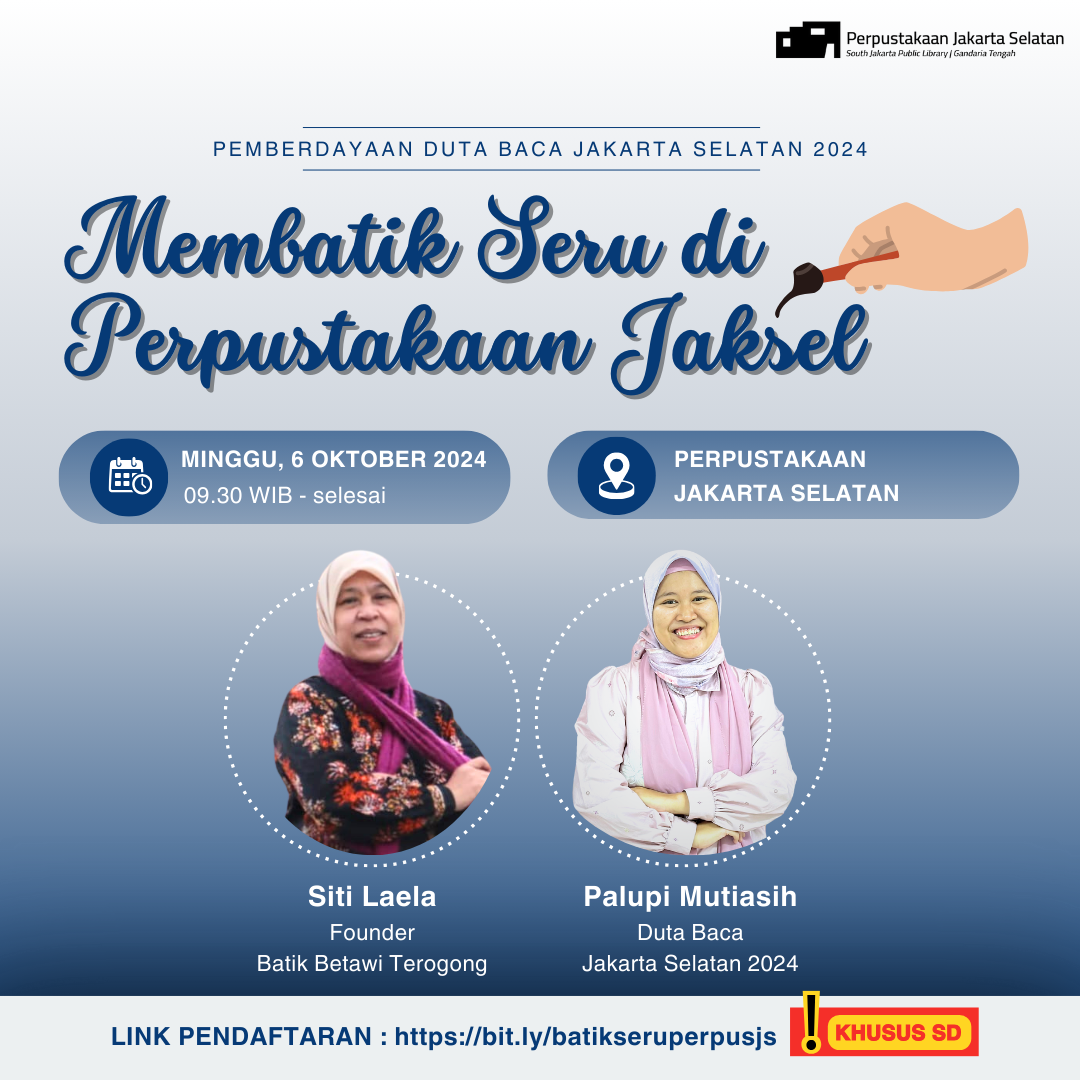 Membatik Seru Di Perpustakaan Jaksel