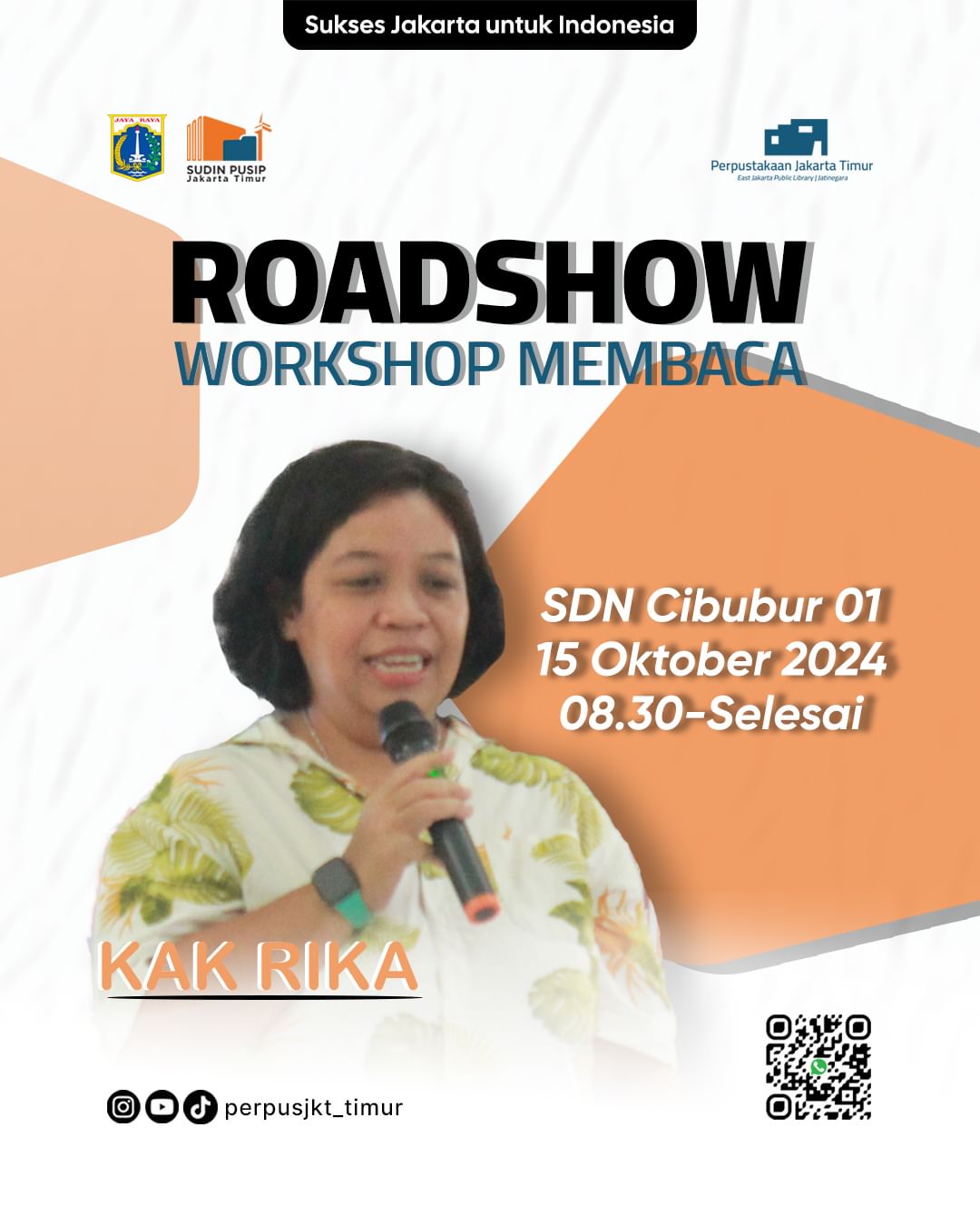 Roadshow Workshop Membaca Di SDN Cibubur 01