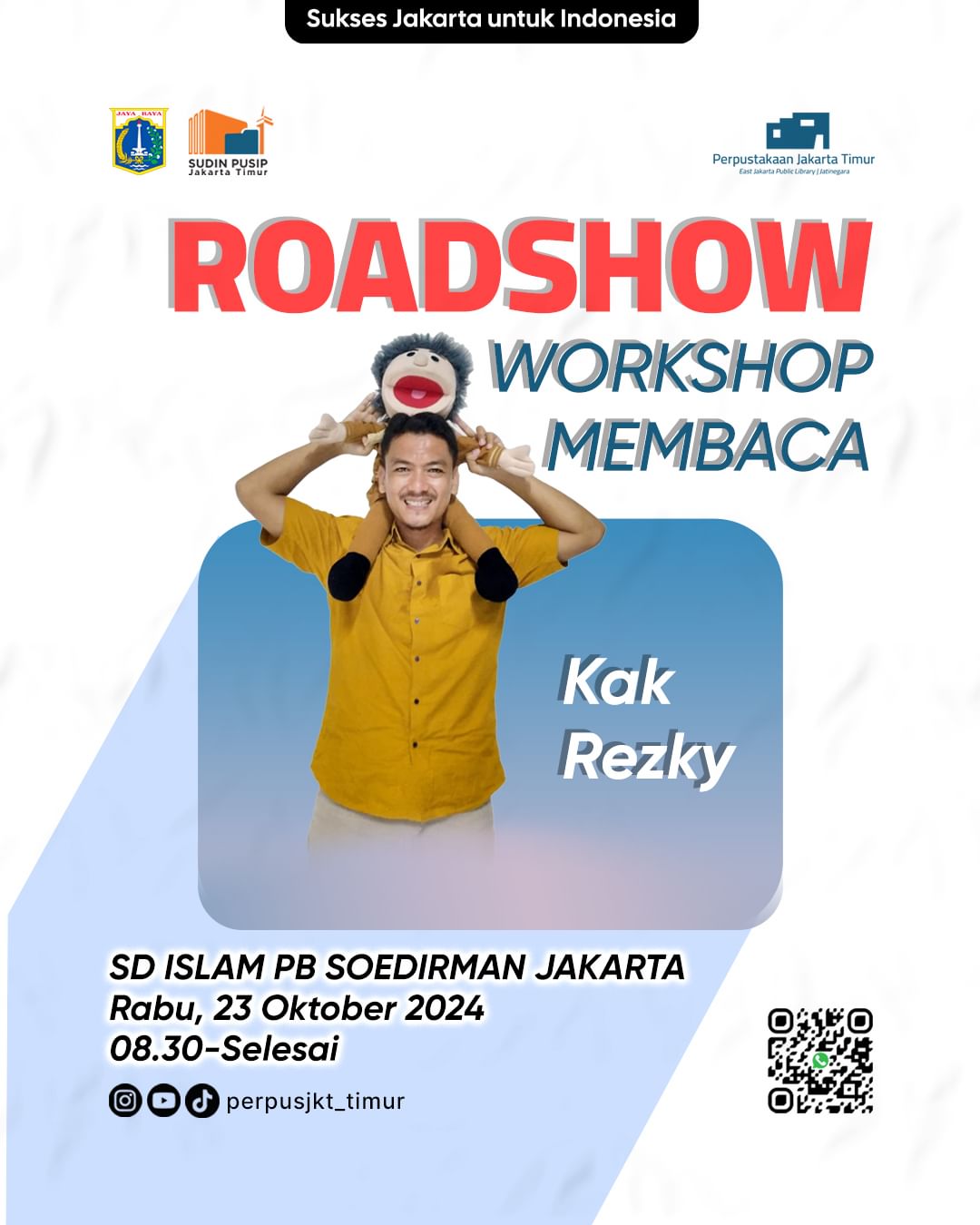 Roadshow Workshop Membaca Di SD Islam PB Soedirman