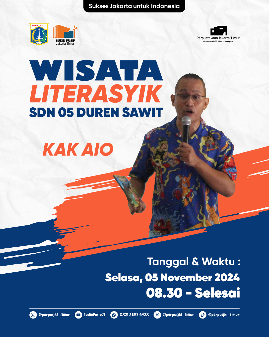 Wisata LiterAsyik Ke SDN 05 Duren Sawit