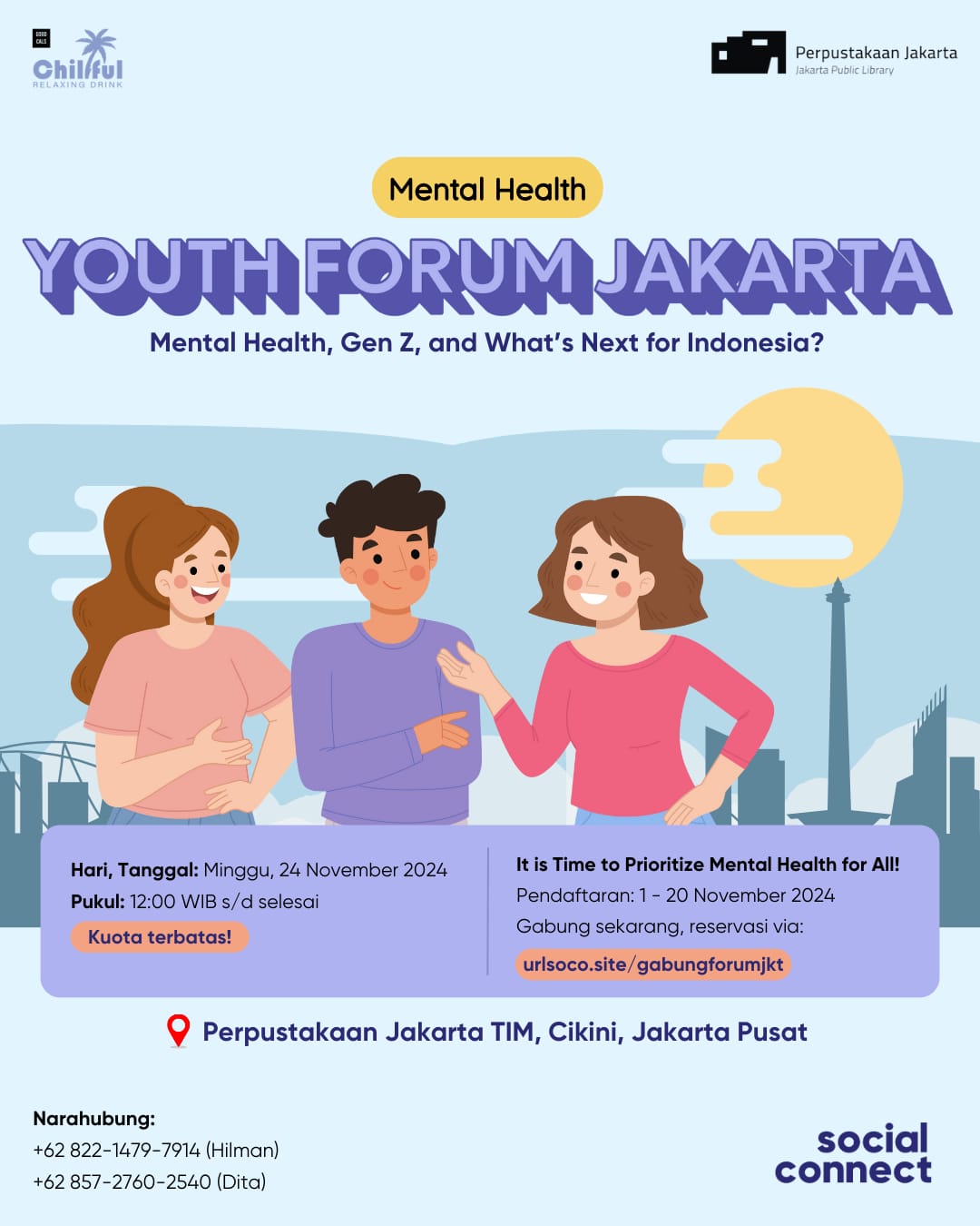 Youth Forum Jakarta Mental Health, Gen Z, And What's Next For Indonesia ?