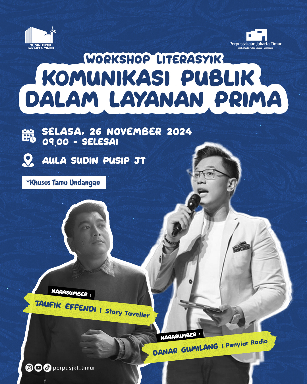 Workshop LiterAsyik : Komunikasi Publik Dalam Layanan Prima