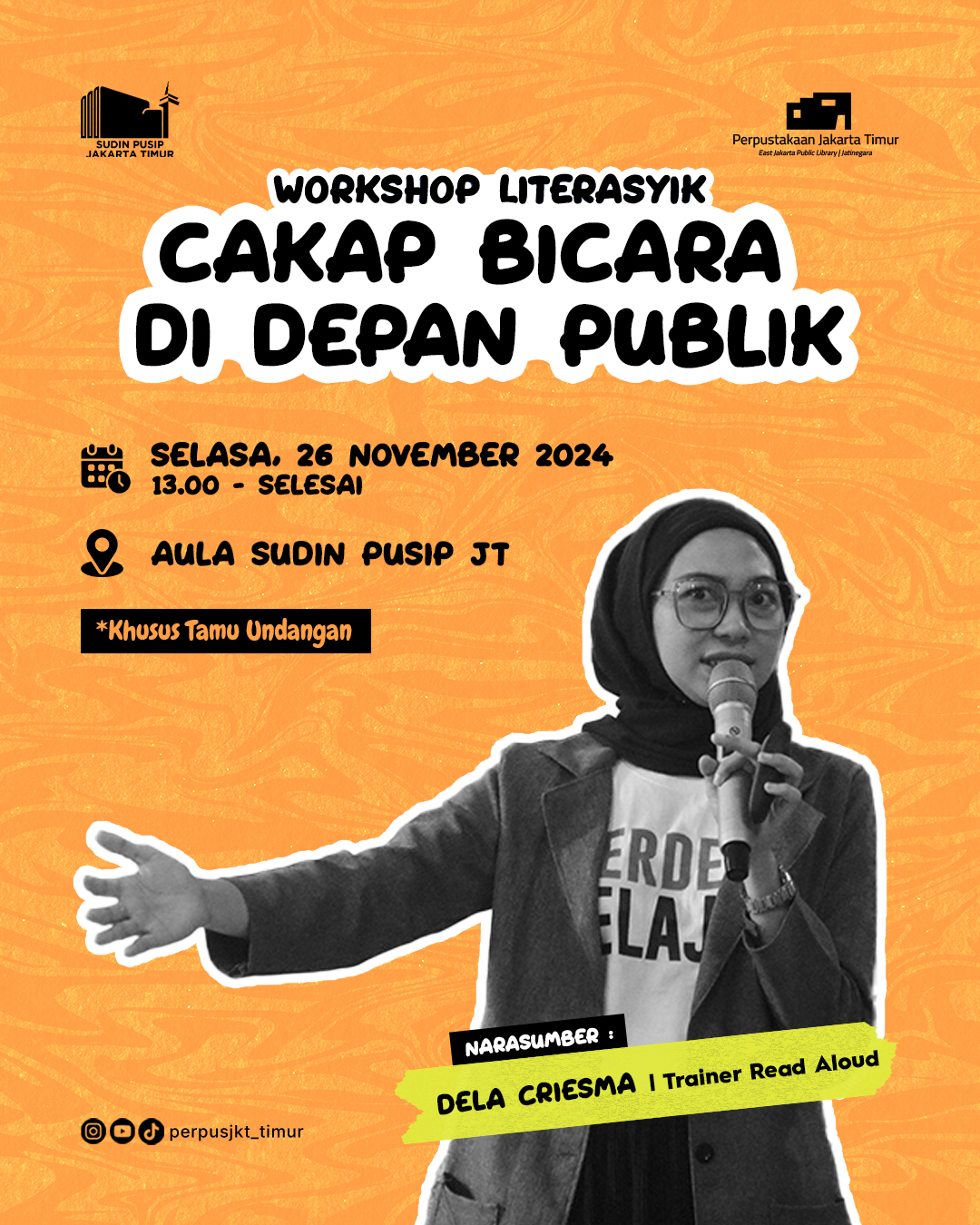 Workshop LiterAsyik : Cakap Bicara Di Depan Publik