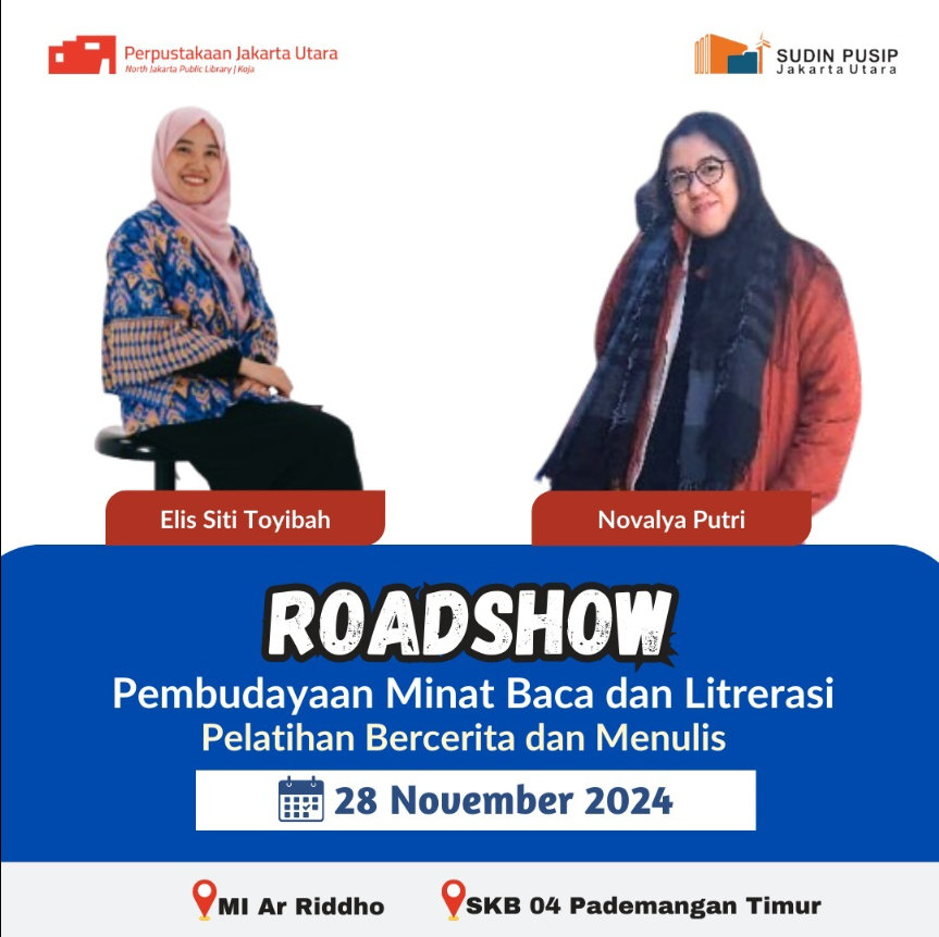 Roadshow Workshop Membaca Bersama Suku Dinas Perpustakaan Dan Kearsipan Kota Administrasi Jakarta Utara