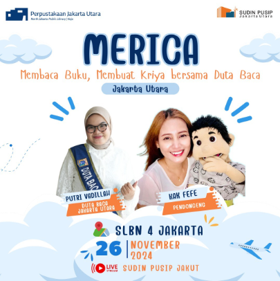MERICA (Membaca Buku, Membuat Kriya Bersama Duta Baca)