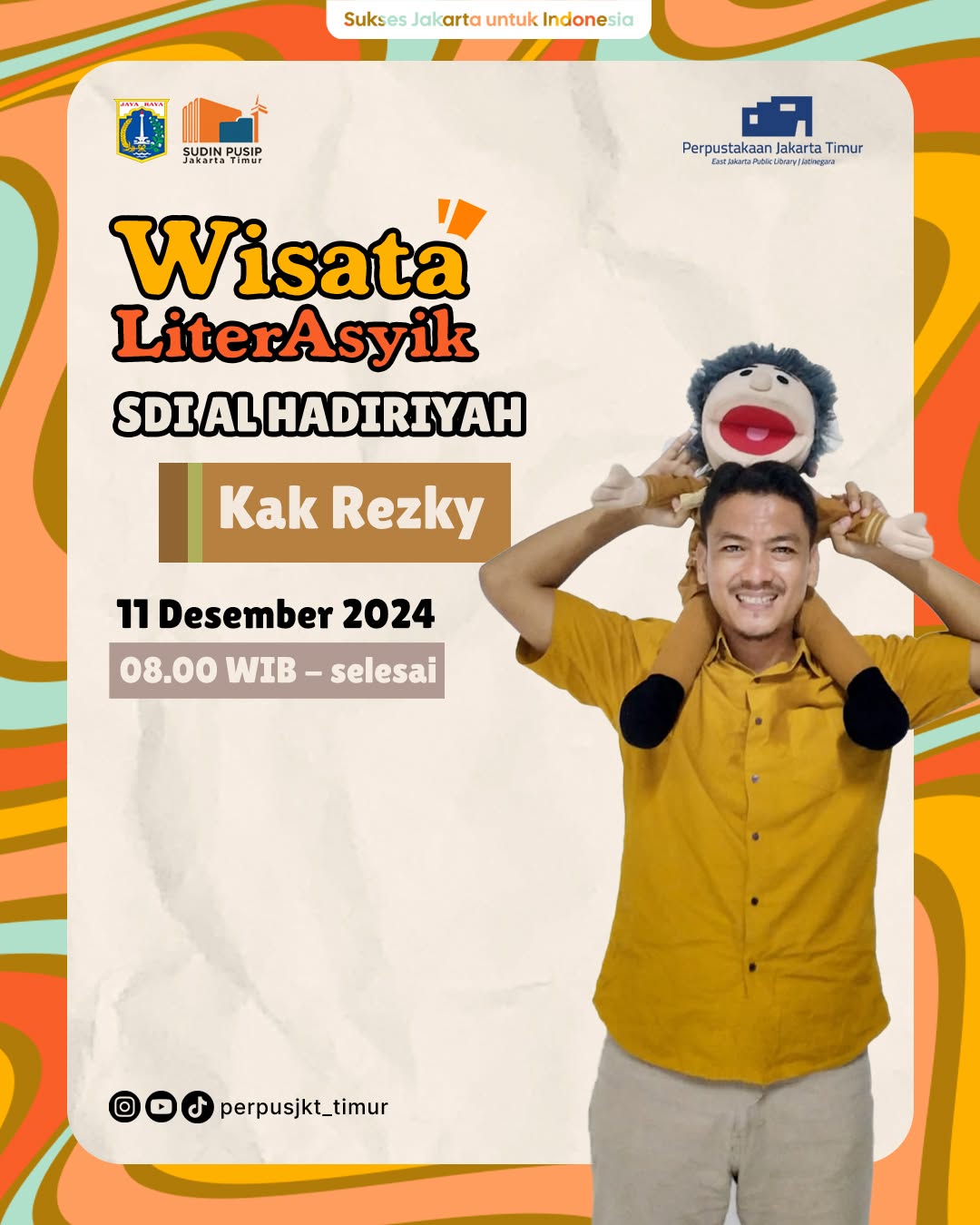 Wisata LiterAsyik Ke SDI Al Hadiriyah