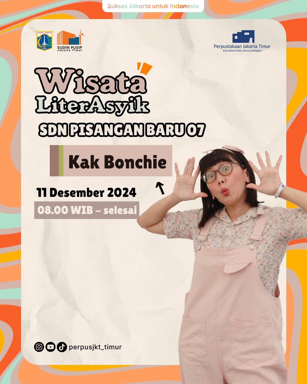 Wisata LiterAsyik Ke SDN Pisangan Baru 07
