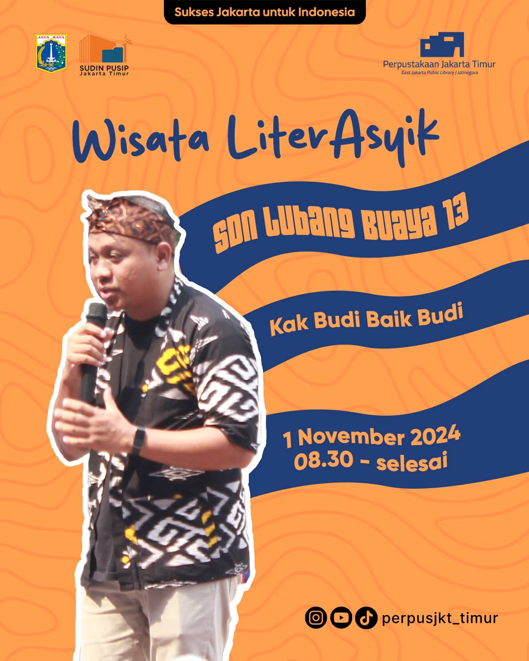 Wisata LiterAsyik Ke SDN Lubang Buaya 13