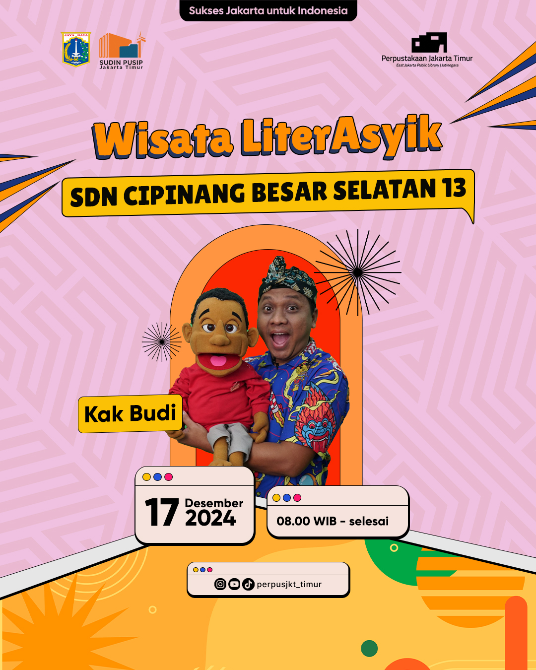 Wisata LiterAsyik Ke SDN Cipinang Besar Selatan 13