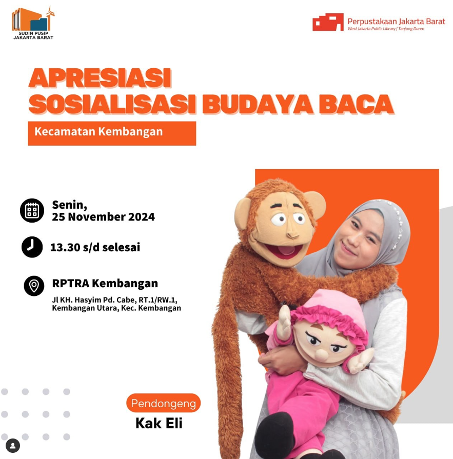 Apresiasi Sosialisasi Budaya Baca Kecamatan Kembangan