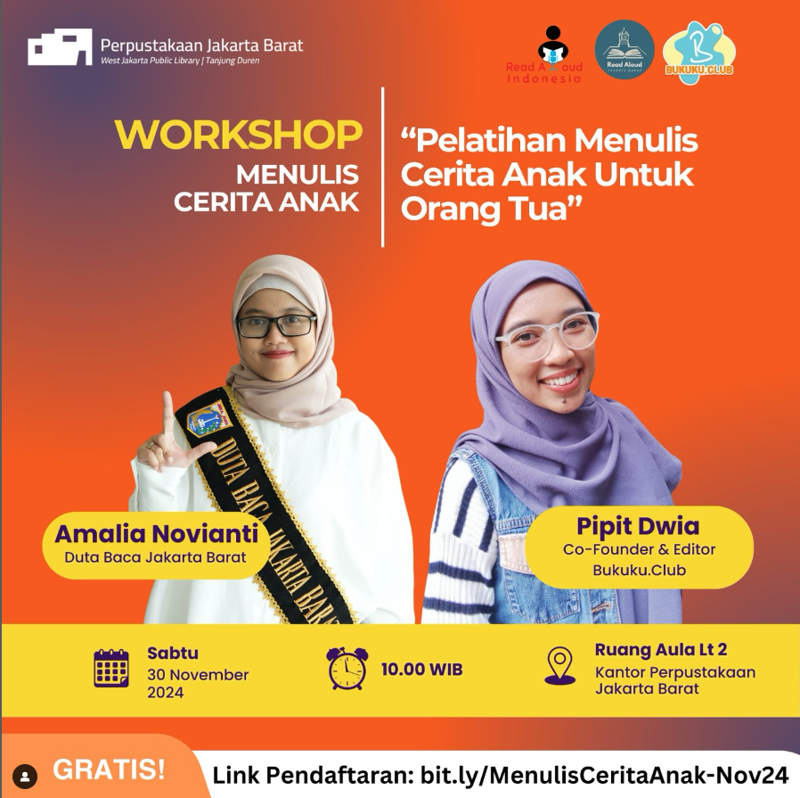 Workshop Menulis Cerita Anak "Pelatihan Menulis Cerita Anak Untuk Orang Tua"