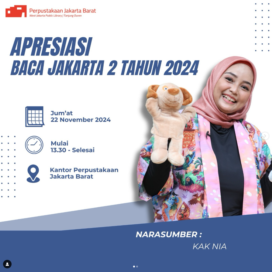 Apresiasi Baca Jakarta 2 Tahun 2024