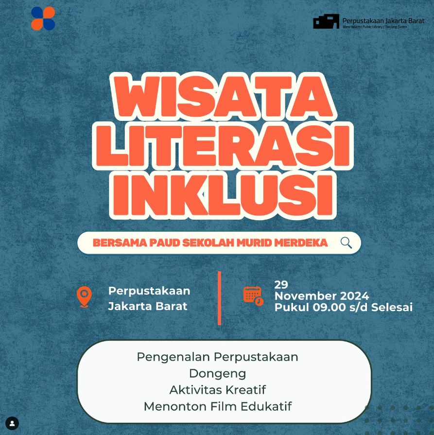 Wisata Literasi Inklusi Bersama PAUD Sekolah Murid Merdeka