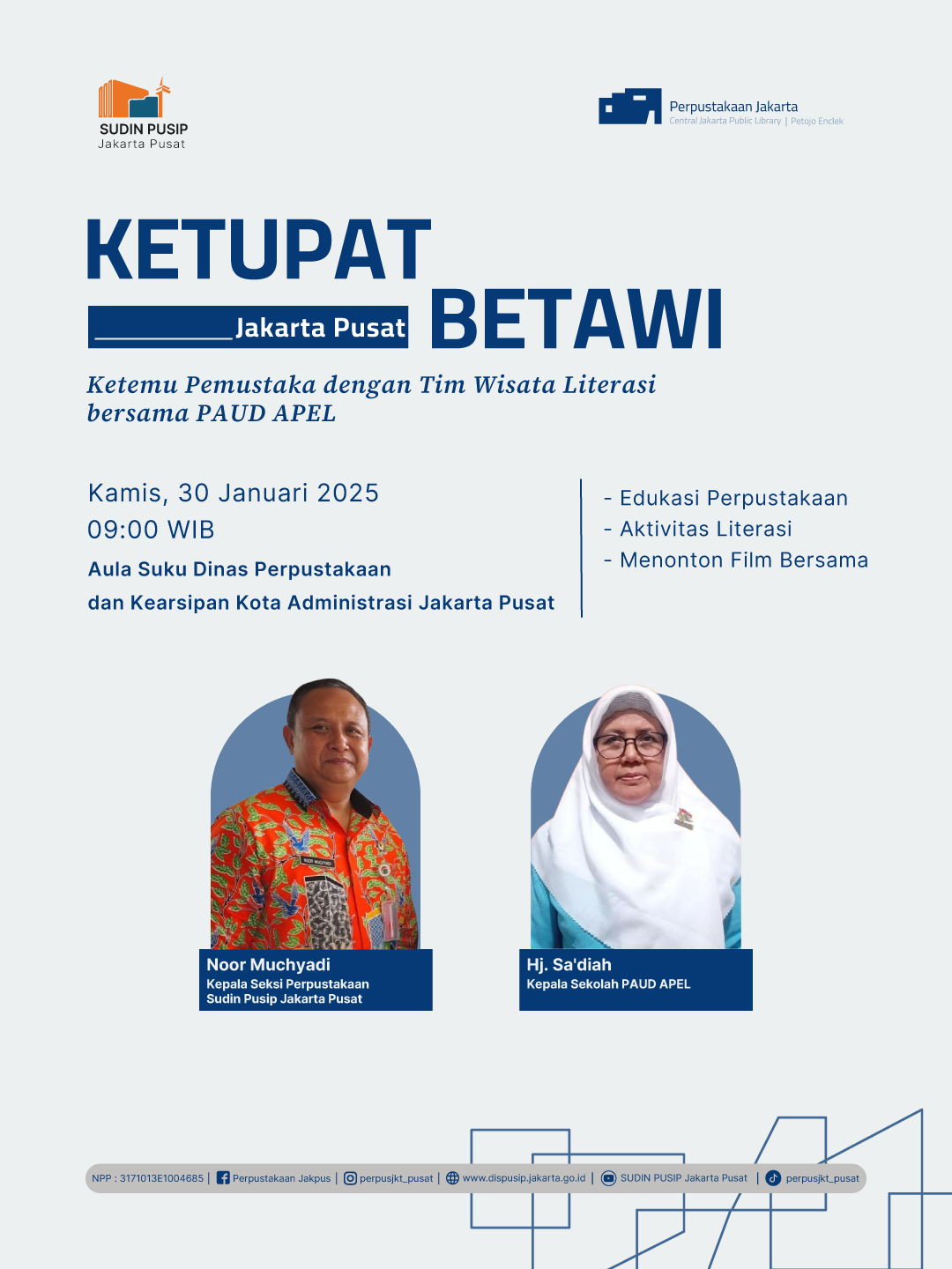 Ketupat Betawi Bersama PAUD APEL Di Perpustakaan Jakarta Pusat