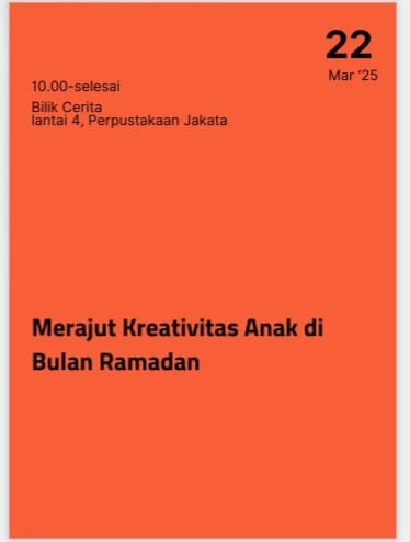 NgabubuRead Di Perpustakaan: Merajut Kreativitas Anak Di Bulan Ramadan