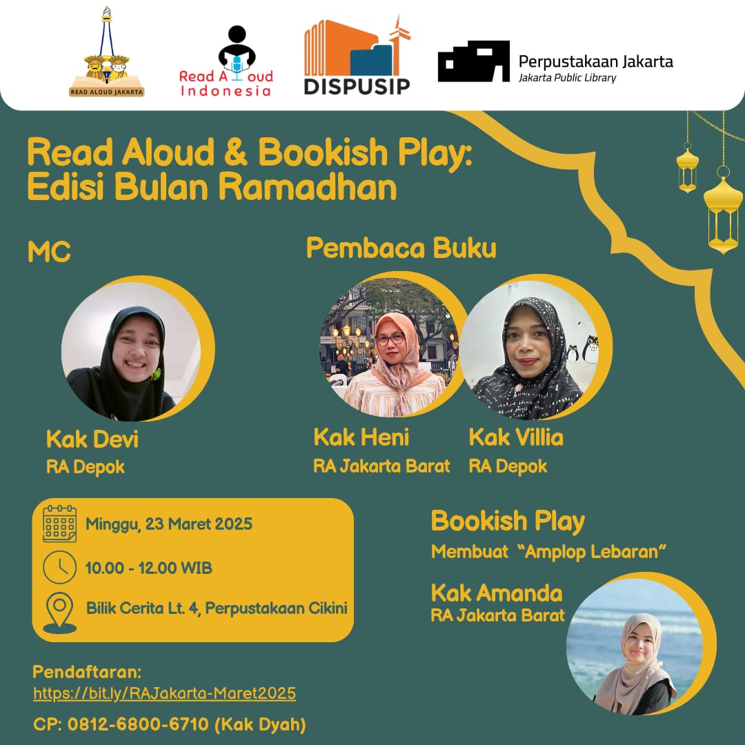 NgabubuRead Di Perpustakaan: Ceria Menyambut Hari Kemenangan