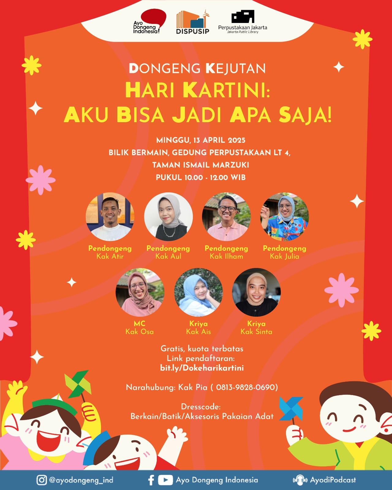 Dongeng Kejutan : Hari Kartini , AKu Bisa Jadi Apa Saja!