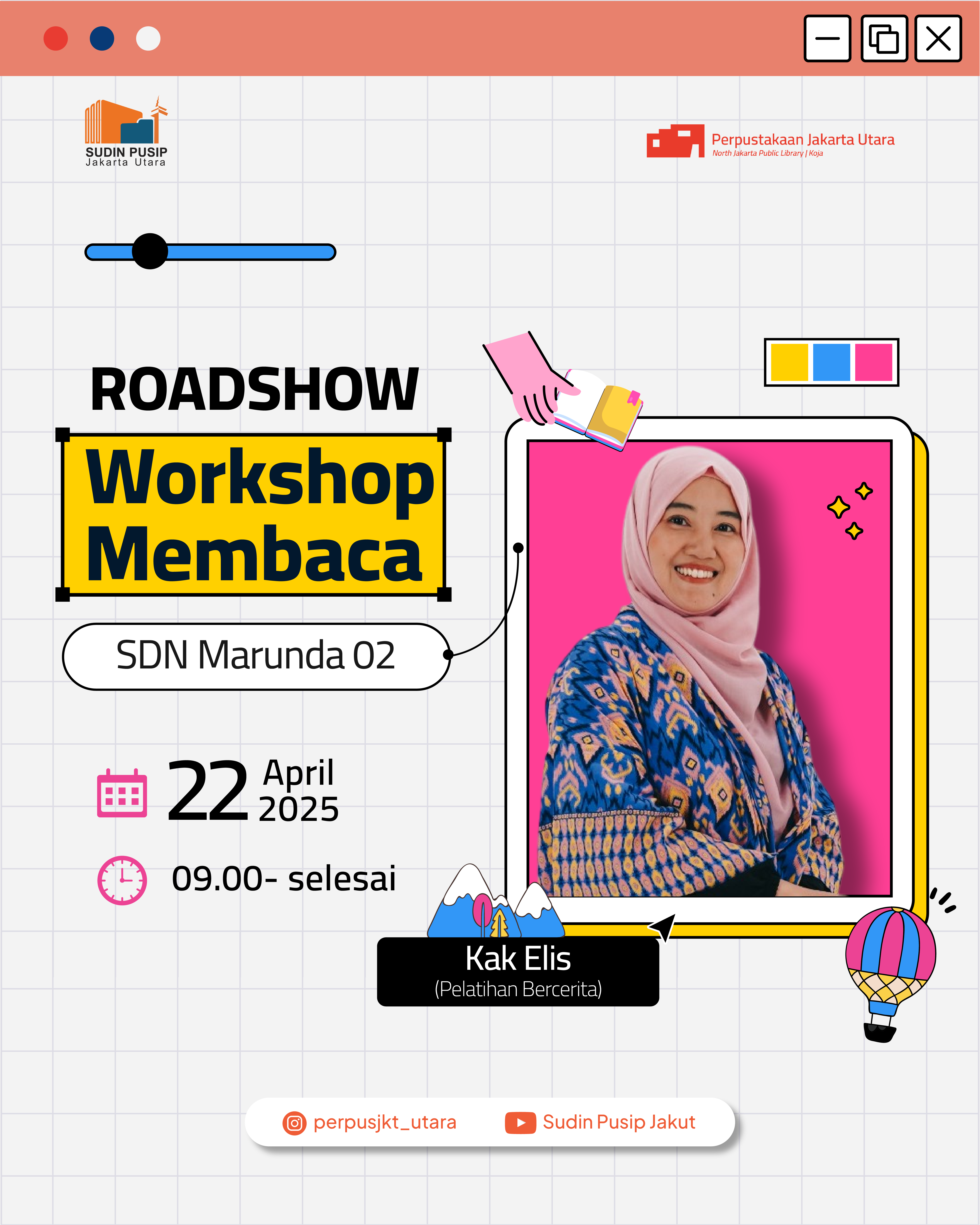 Roadshow Workshop Pembudayaan Minat Baca Dan Literasi