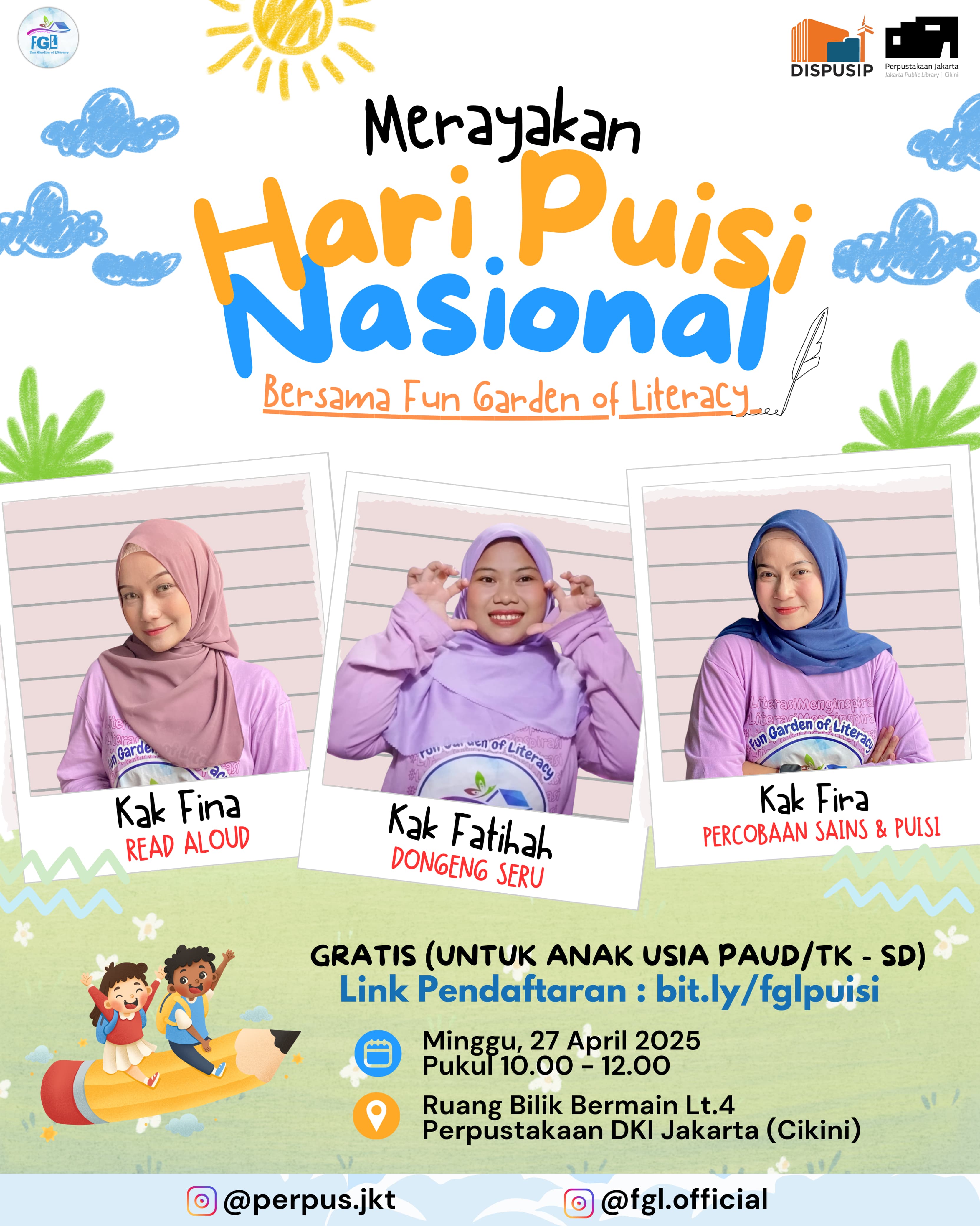 Merayakan Hari Puisi Nasional Bersama Fun Garden Of Literacy