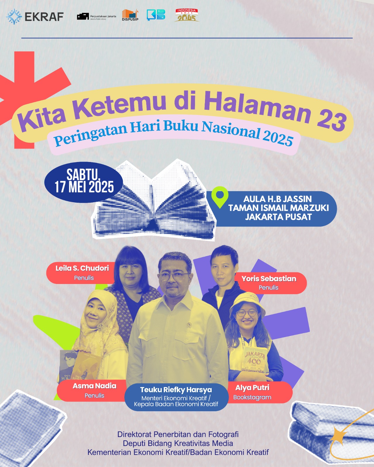 Baca Buku Bersama Kemen Ekraf