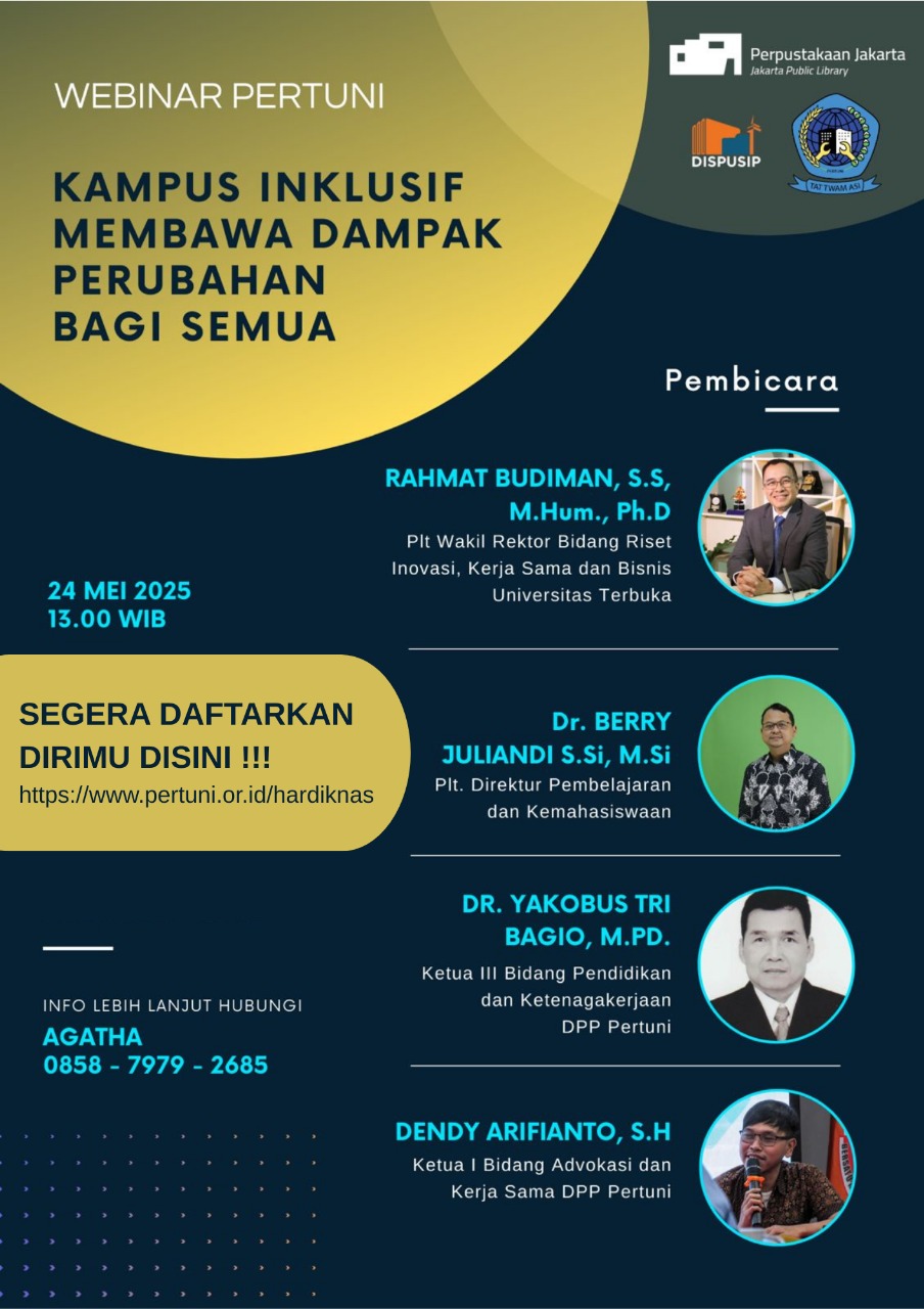 Diskusi "Kampus Inklusif Membawa Dampak Perubahan Bagi Semua" Dalam Rangka Peringatan Hari Pendidikan Nasional Tahun 2025
