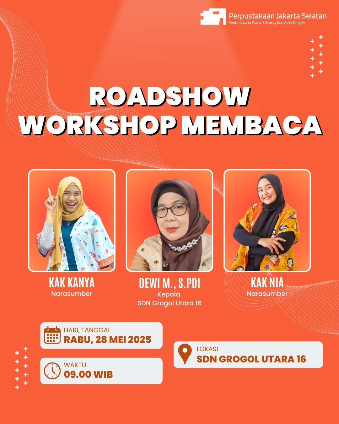 Roadshow Workshop Membaca Di SDN Grogol Utara 16