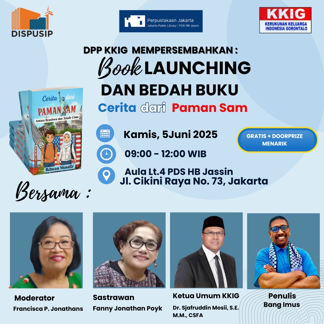Book Launching Dan Bedah Buku Cerita Dari Pama Sam