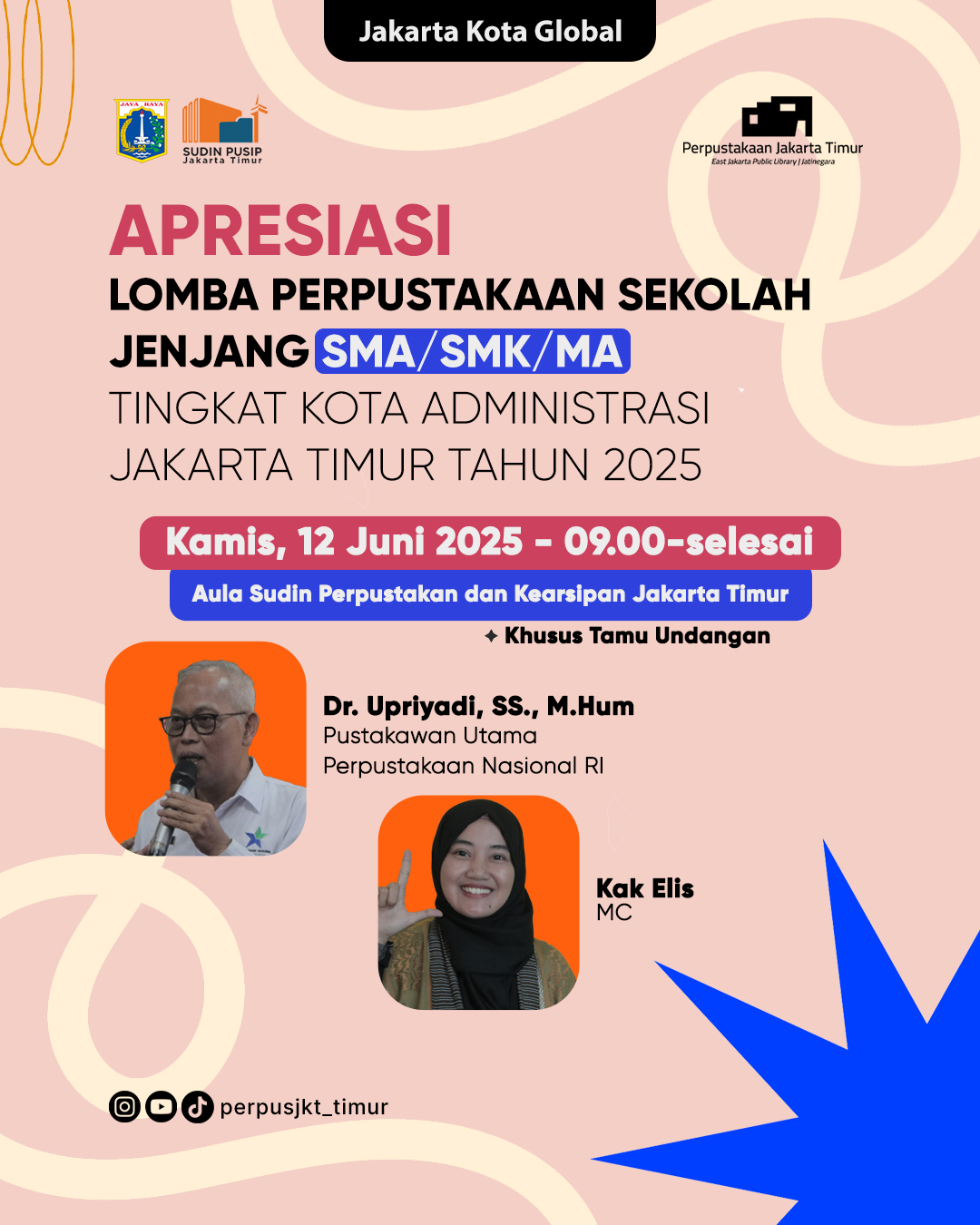 Apresiasi Lomba Perpustakaan Sekolah Jenjang SMA/SMK/MA Tingkat Kota Administrasi Jakarta Timur