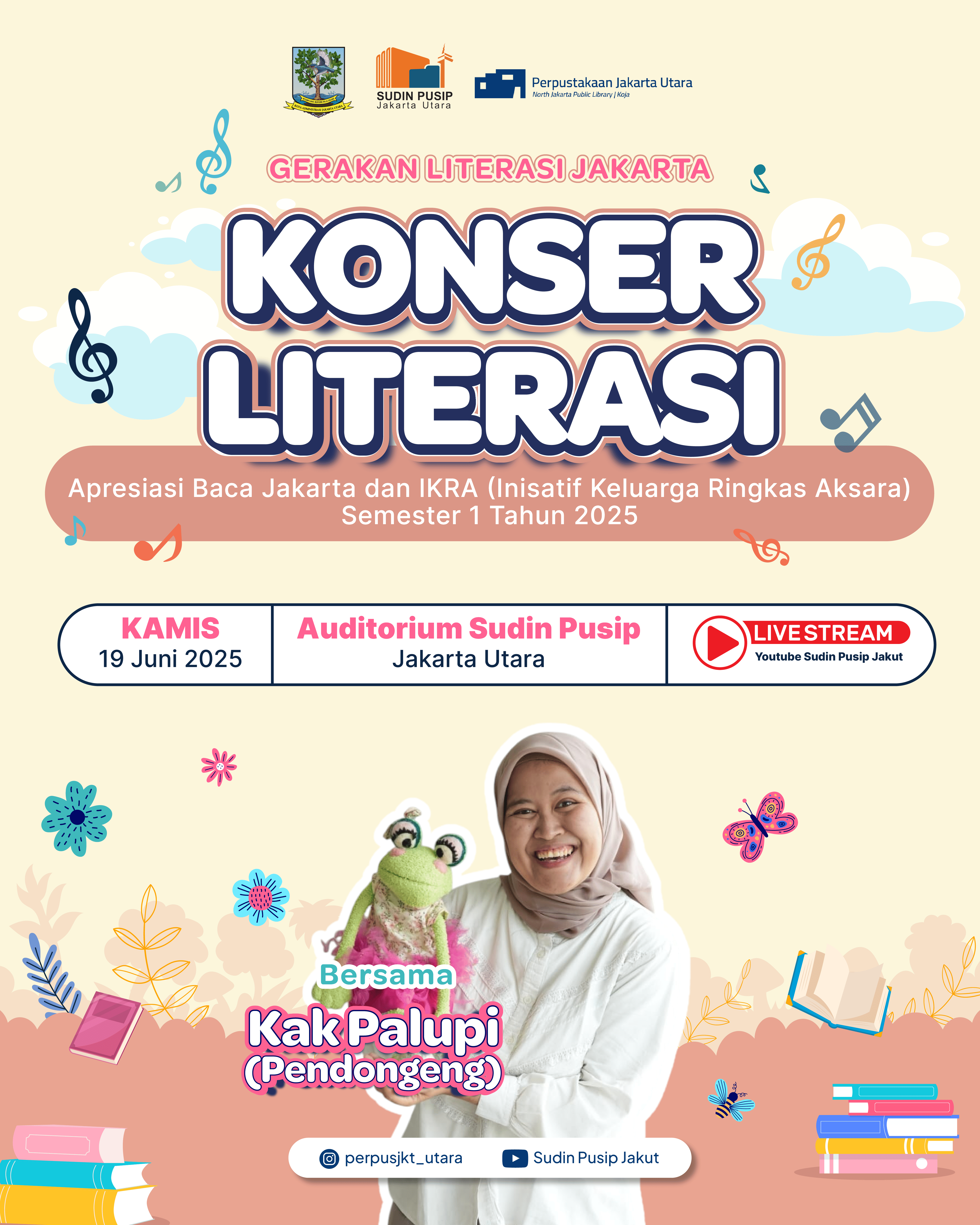 Konser Literasi: Baca Jakarta Dan IKRA Semester 1 Tahun 2025