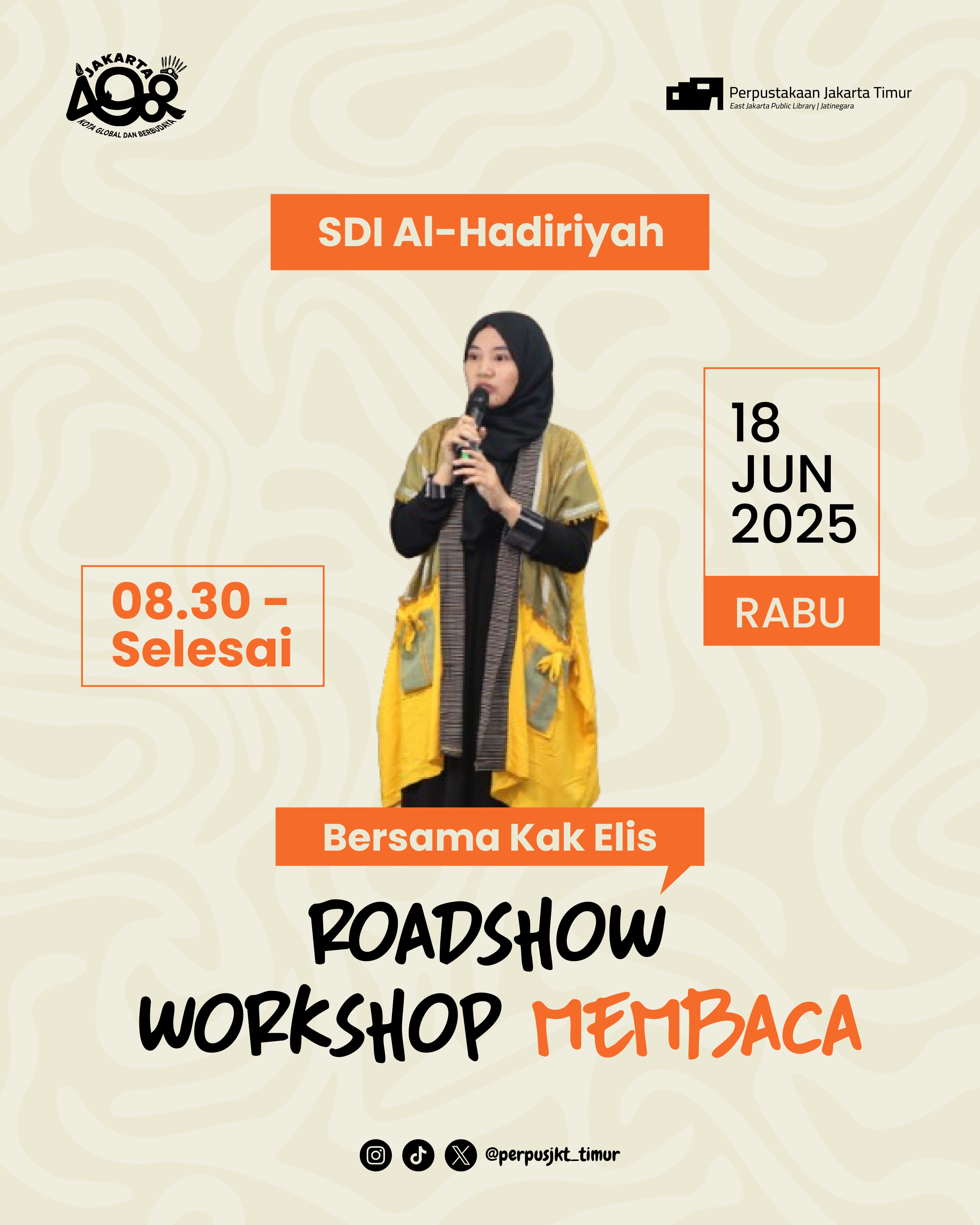 Roadshow Workshop Membaca Ke SDI Al-Hadiriyah