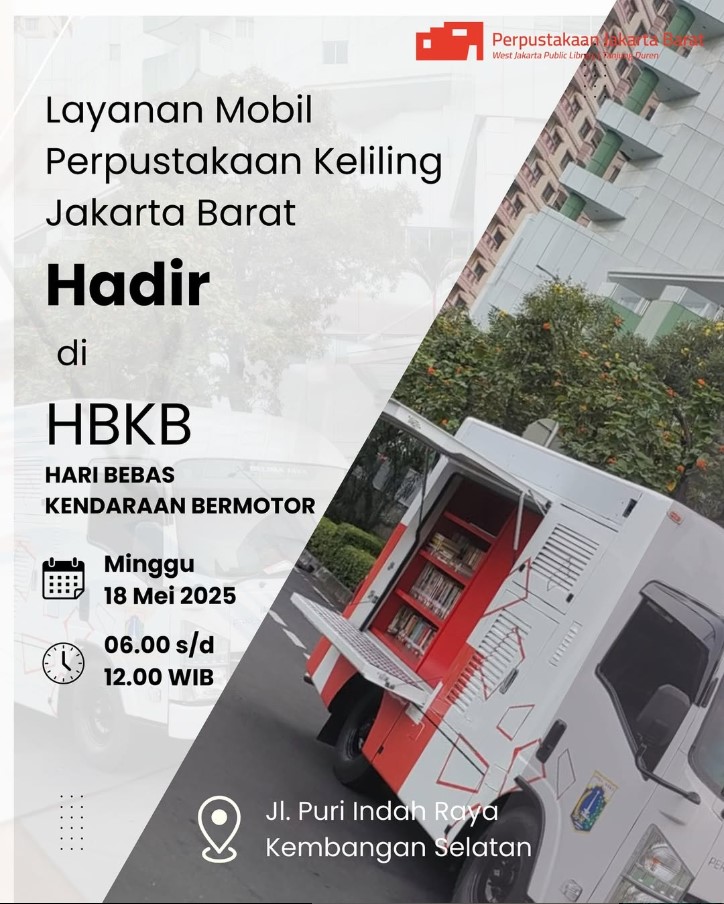 Layanan Mobil Perpustakaan Keliling Hadir Di Hari Bebas Kendaraan Bermotor (HBKB)