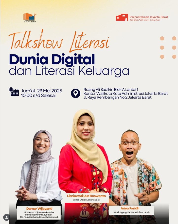 Talkshow Literasi "Dunia Digital Dan Literasi Keluarga"