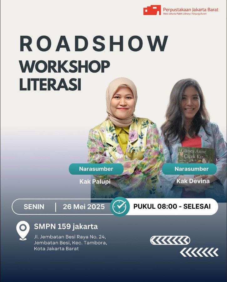 Roadshow Workshop Literasi SMPN 159 Jakarta