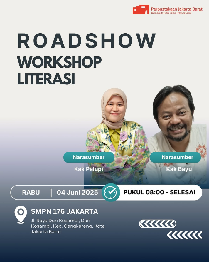 Roadshow Workshop Literasi Di SMPN 176 Jakarta