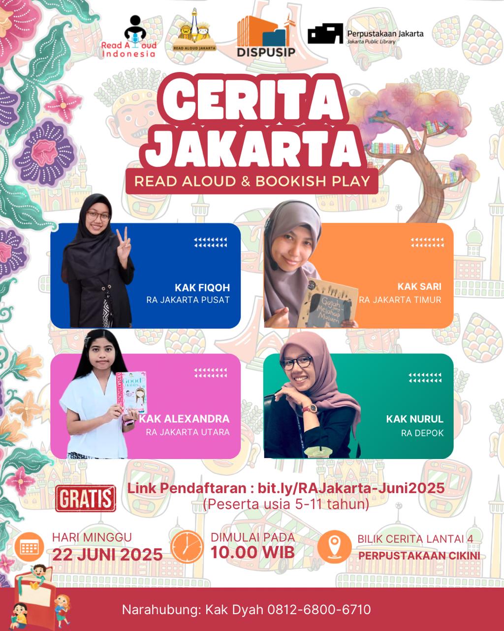 Cerita Jakarta : Read Aloud And Bookish Play