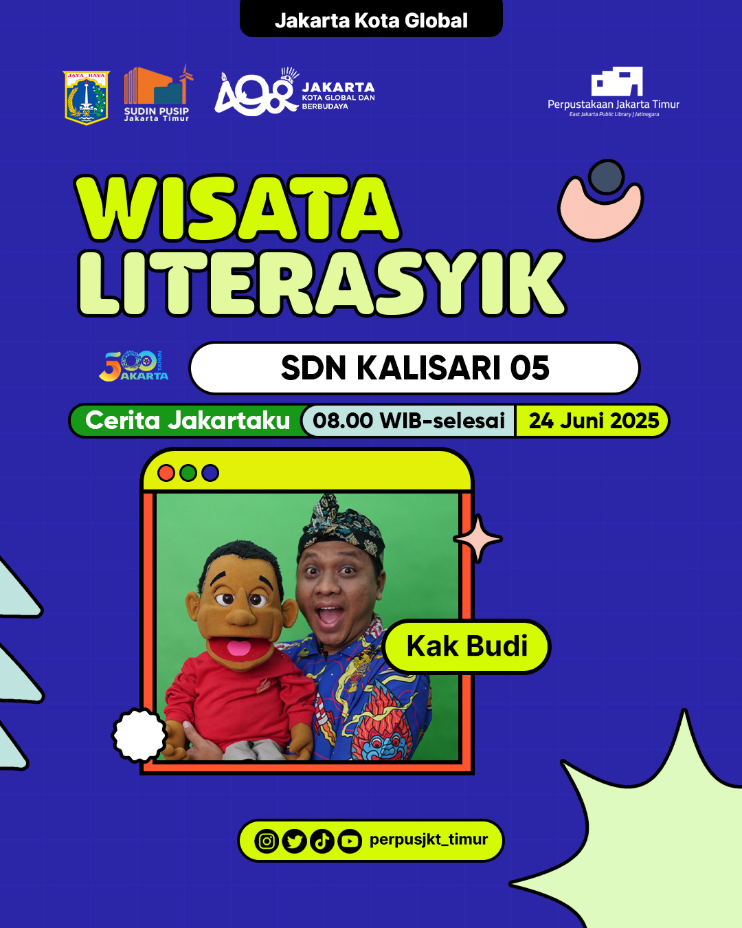 Wisata LiterAsyik Ke SDN Kalisari 05