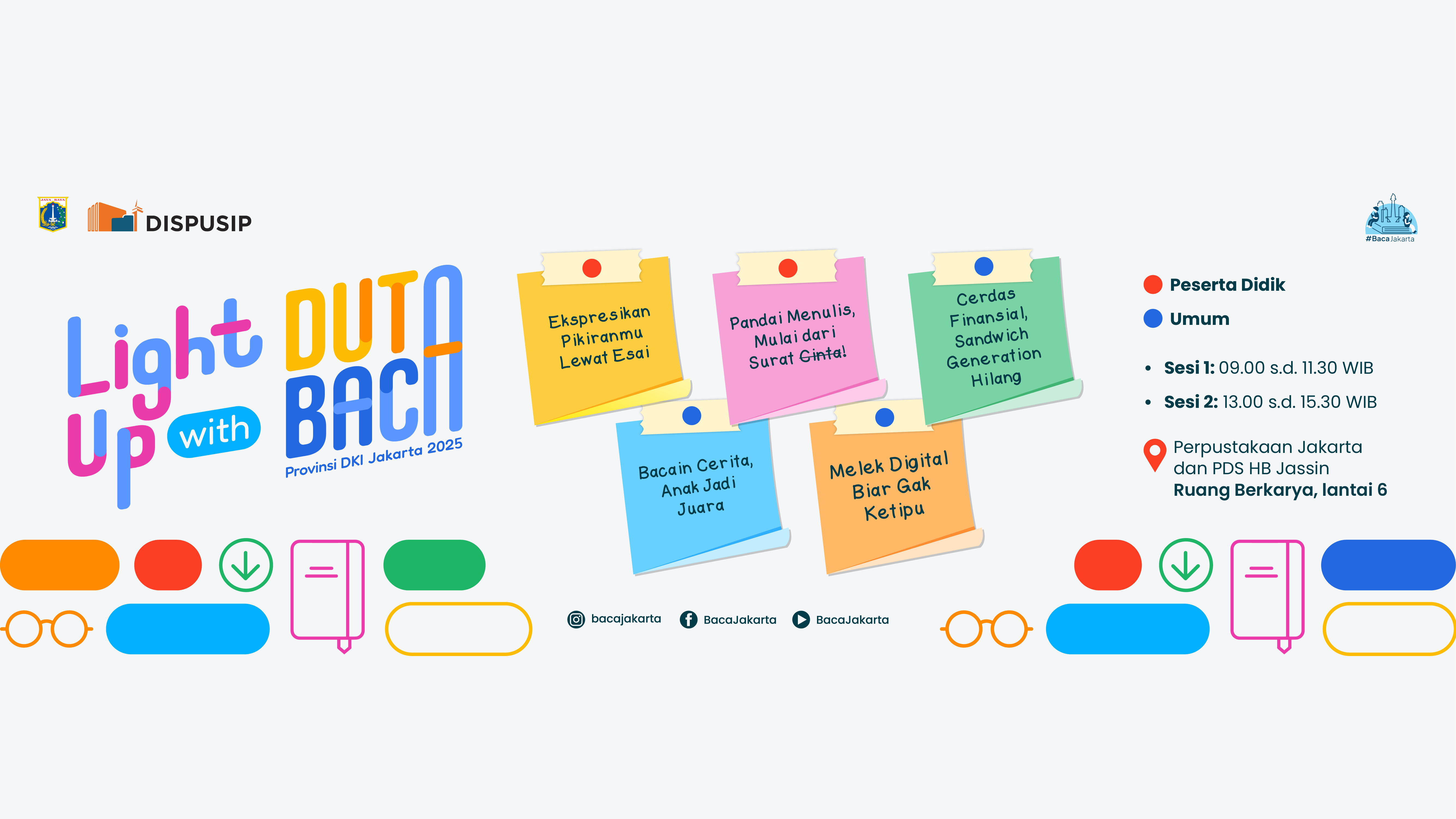 Light Up With Duta Baca Jakarta